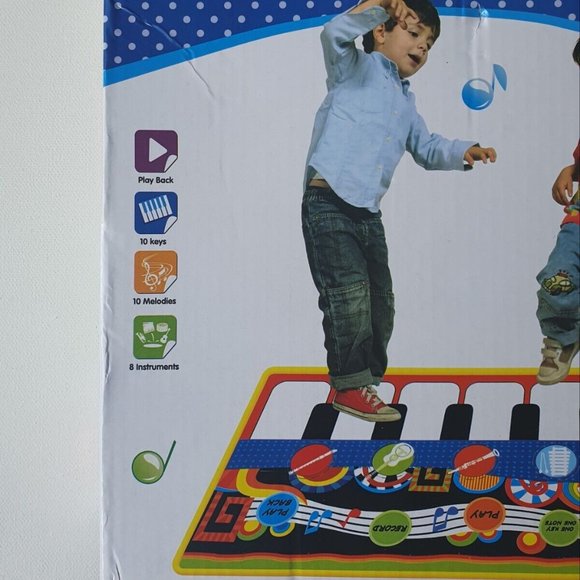 Kids Music Piano Dance Mat Keyboard Musical Birthday Gift, Toys 3+ - Picture 6 of 7